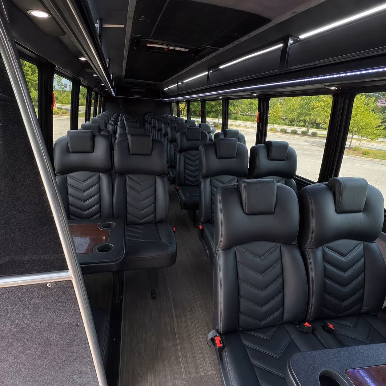 charter buses for gaithersburg weddings at countryside and estate venues
