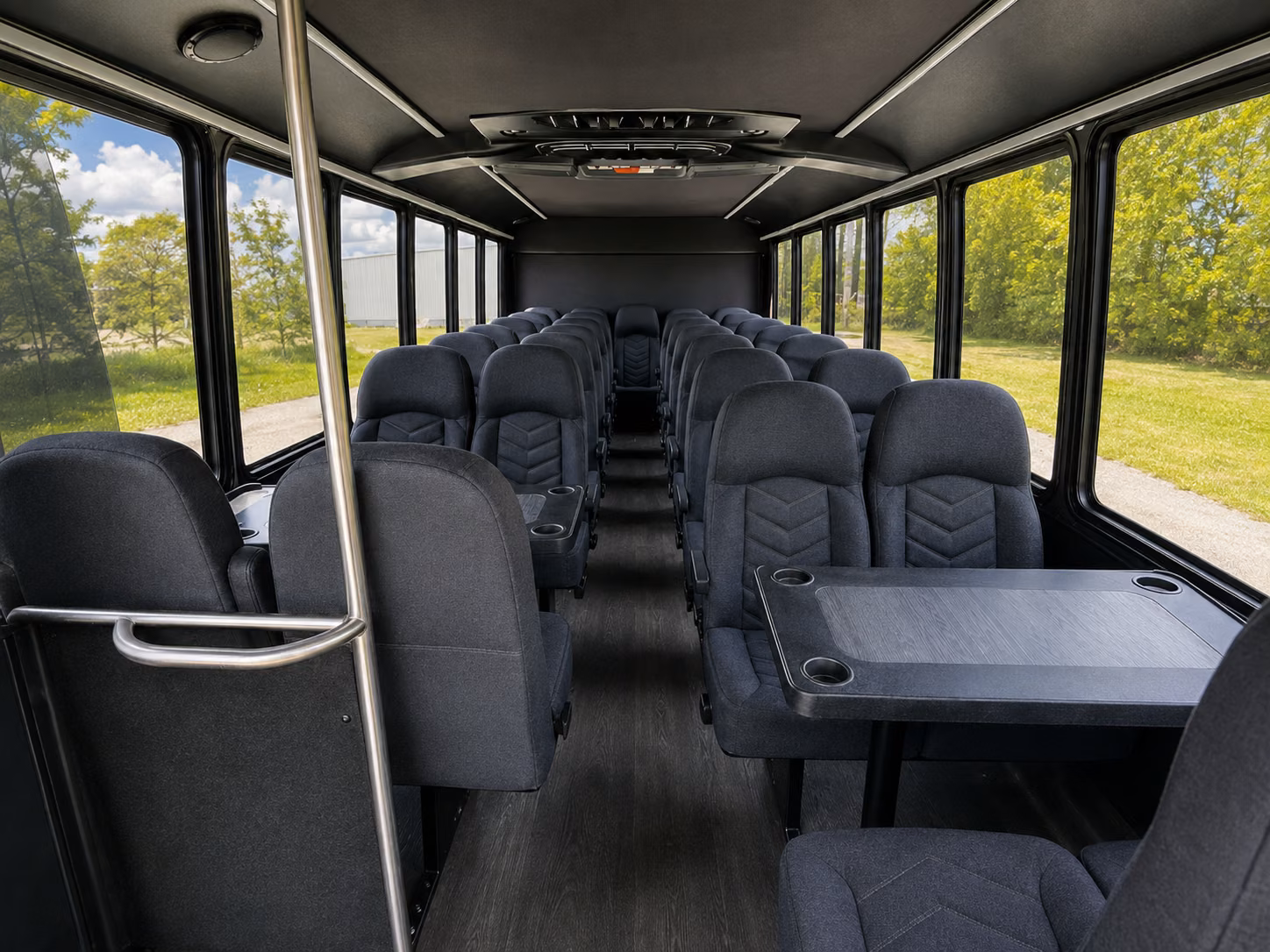 charter buses for large gaithersburg prom groups and school shuttles