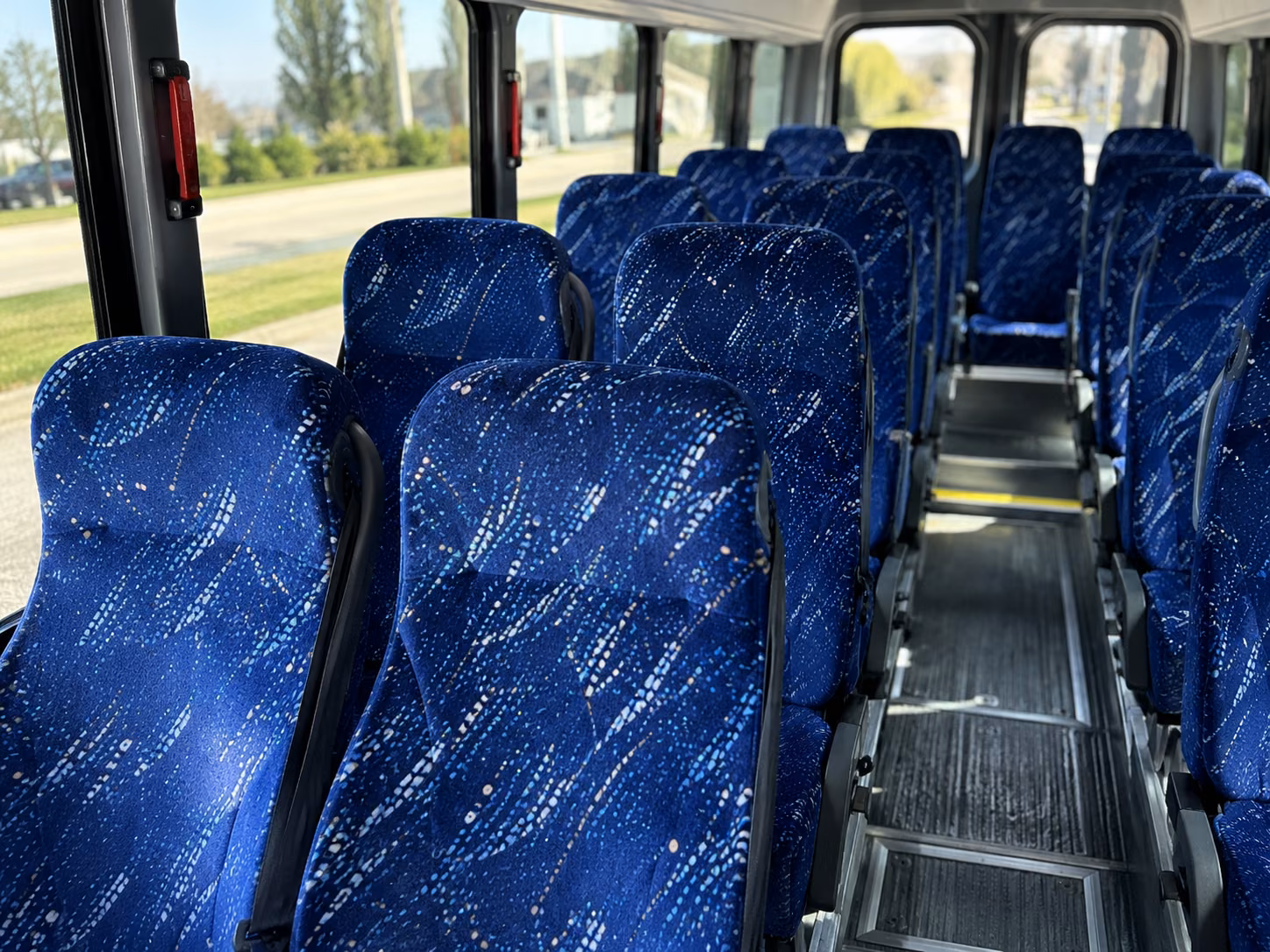 gaithersburg 15 passenger minibus inside