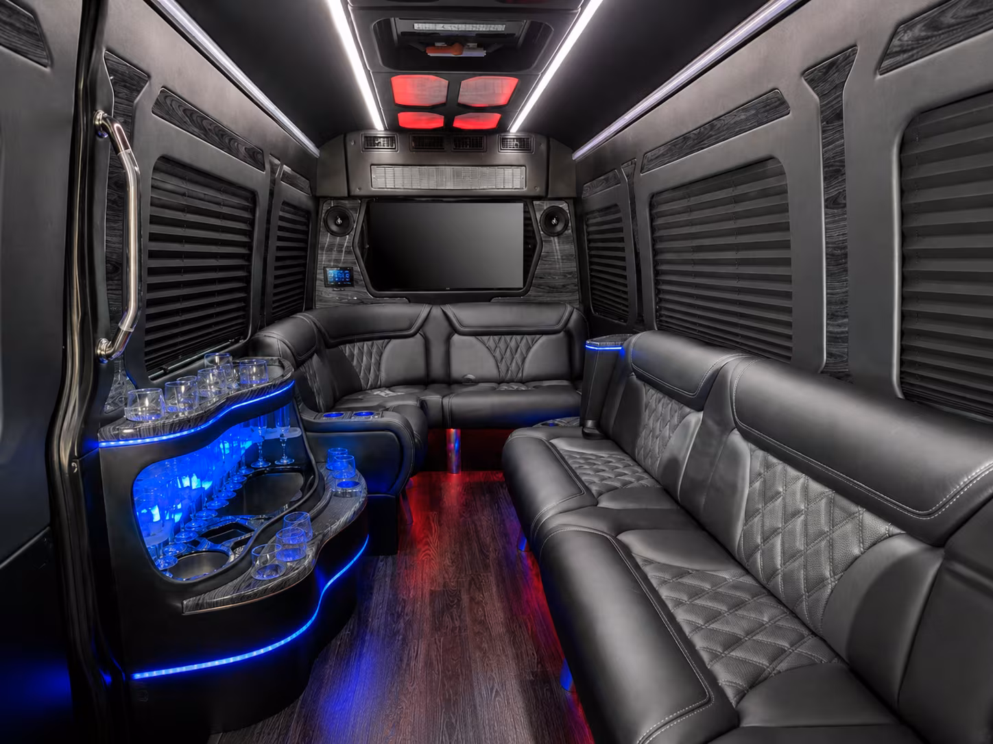 gaithersburg 15 passenger party bus