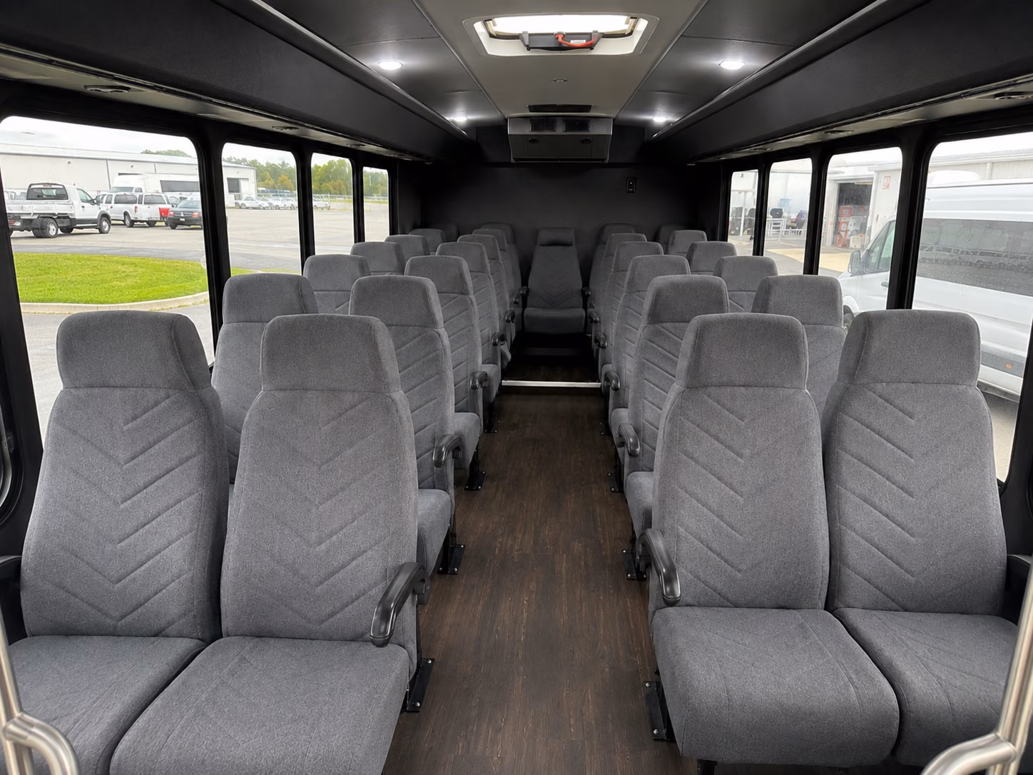 gaithersburg 18 passenger minibus inside