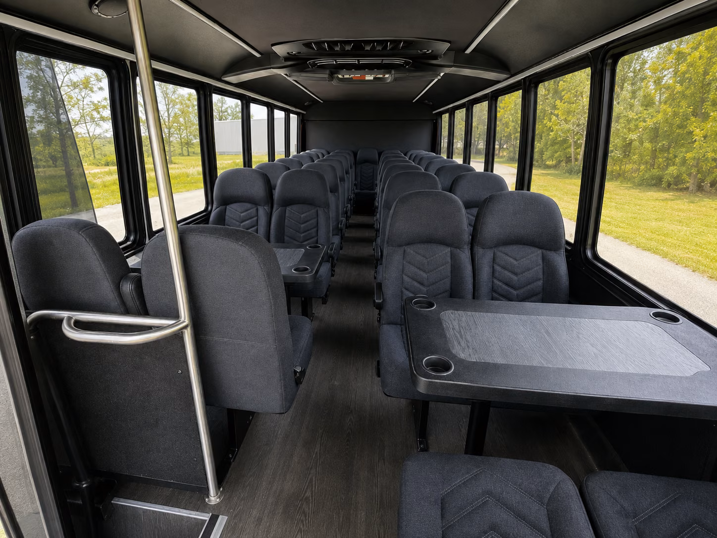 gaithersburg 20 passenger minibus interior