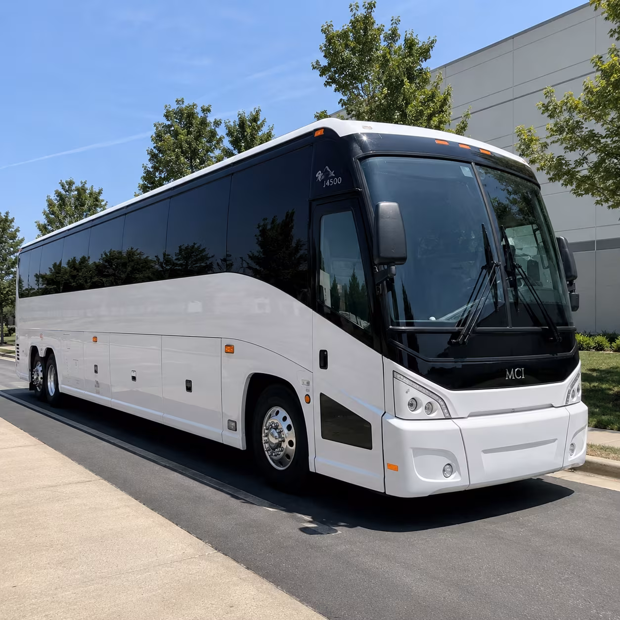 gaithersburg 56 passenger charter bus