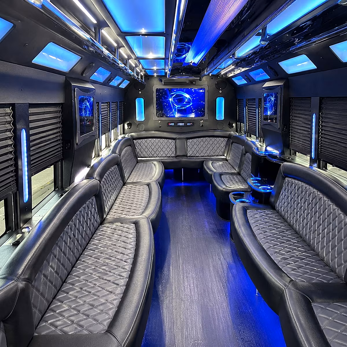 gaithersburg party bus inside