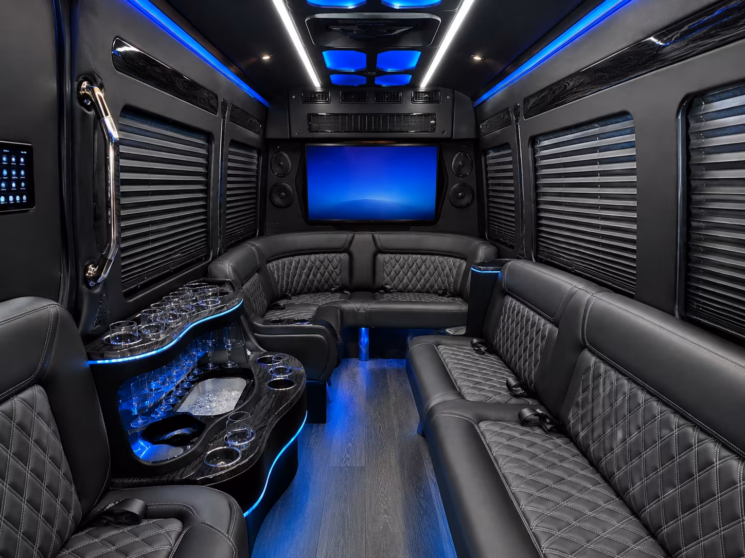 gaithersburg sprinter limousine interior