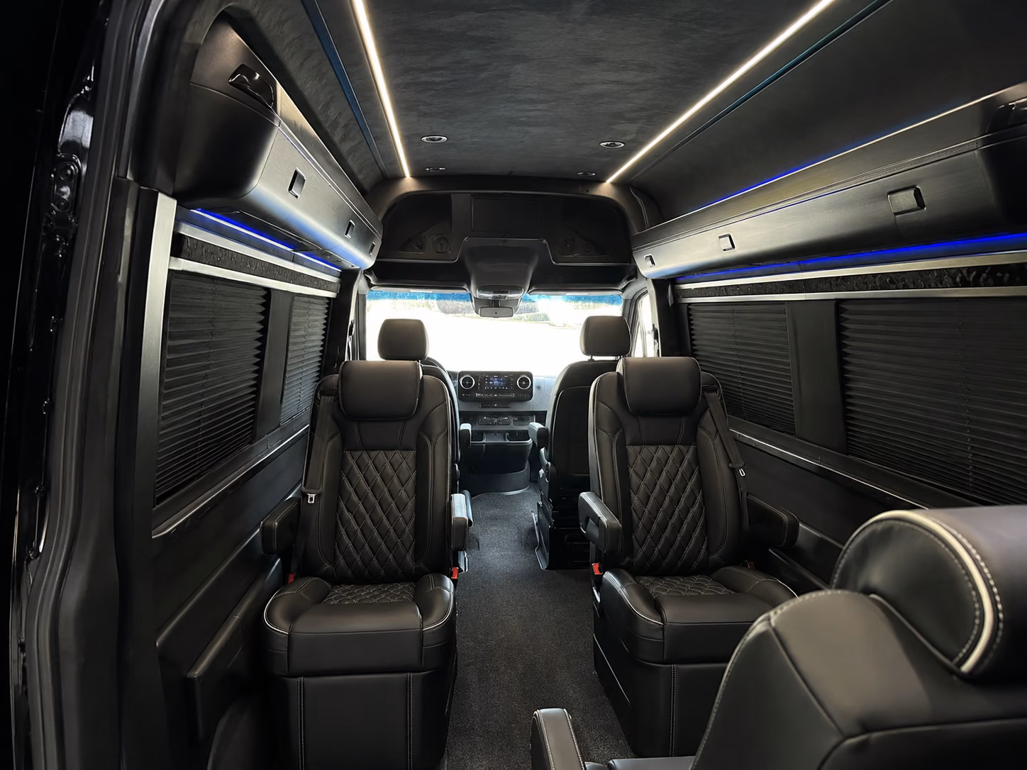 gaithersburg sprinter van with driver interior