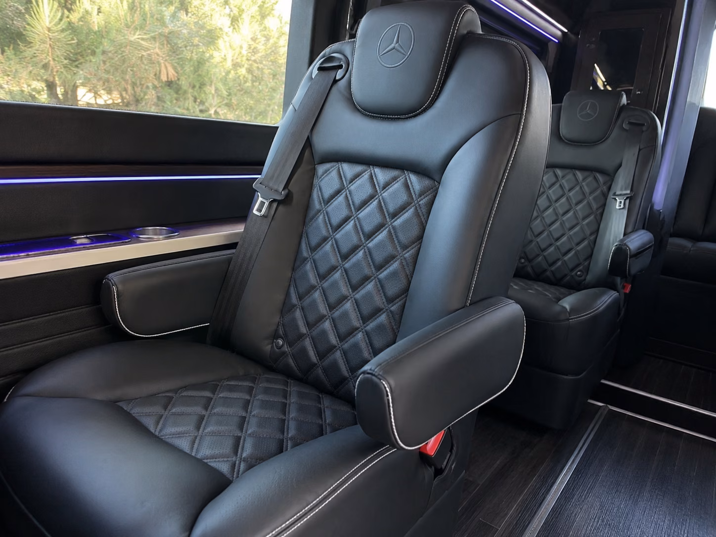 gaithersburg wedding transportation onboard seating